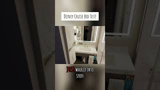 Disney Destiny Cabin Tour & Bed Test! #shorts