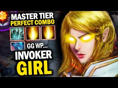 Is This Enough For "THE BEST INVOKER GIRL"?  Perfect Gameplay By Invoker Girl + Combo Cataclysm