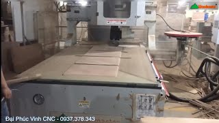 Máy cnc trung tâm 5 axis gia công cắt ván đa góc độ bằng lưỡi cưa lớn | PRO-MASTER-ATC