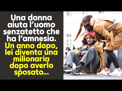 She helps a homeless man who has lost his memory. A year later, she marries him and becomes a mil...