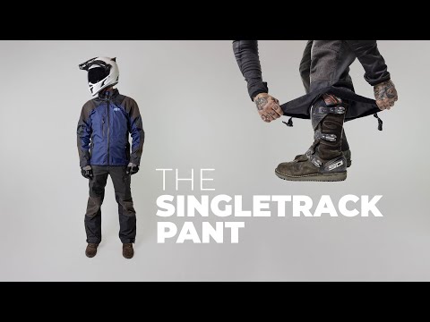 This waterproof off road pant was built to keep you dry  👉 The Singletrack Pant.