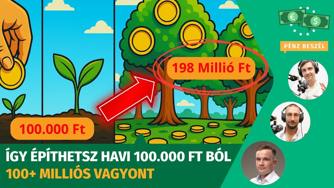 Így építhetsz havi 100.000 Ft-ból 100+ milliós vagyont
