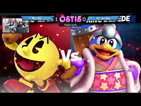 Östis - Ultimate Singles - Pools - Mursu (Pac-Man) vs Mr.Arska (King Dedede)