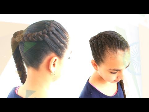 Peinado con trenza REGRESO A CLASES / Peinado facil para cabello largo