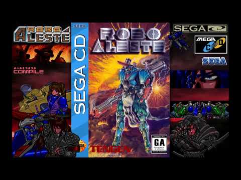 Robo Aleste -01- Title Theme, Stages 1 & 10 (SEGA CD)💿- OST