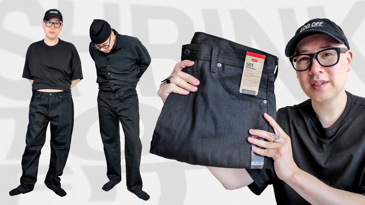 Levi's 501 Shrink to Fit Jeans: Before & after shrinking guide!