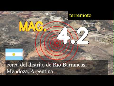 😱🚨  Terremoto cerca del distrito de Río Barrancas, Mendoza, Argentina actualizaciones en vivo hoy: T