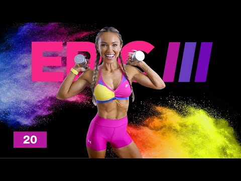 DEFIANCE Dumbbell HIIT Workout - Full Body | EPIC III Day 20