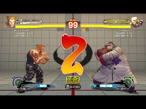SSFIVAE~ Guile (Blue Emblem) vs. Rufus (chibixinco) HD
