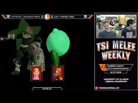 [TSI Weekly] - Captain Pretzel + Mackawack (Green) vs. Leo + Coffee (Red) - Melee Doubles