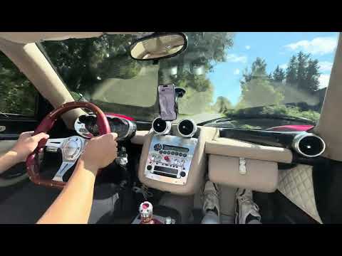 3min POV manual Pagani Zonda S Tuscany dynamic drive