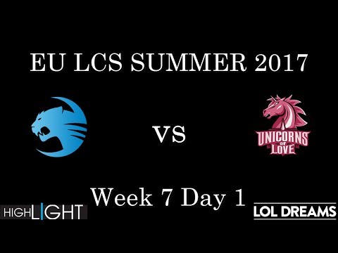 ROC vs UOL highlights Game 2 EU LCS SUMMER 2017 Roccat vs Unicorns of Love lol dreams