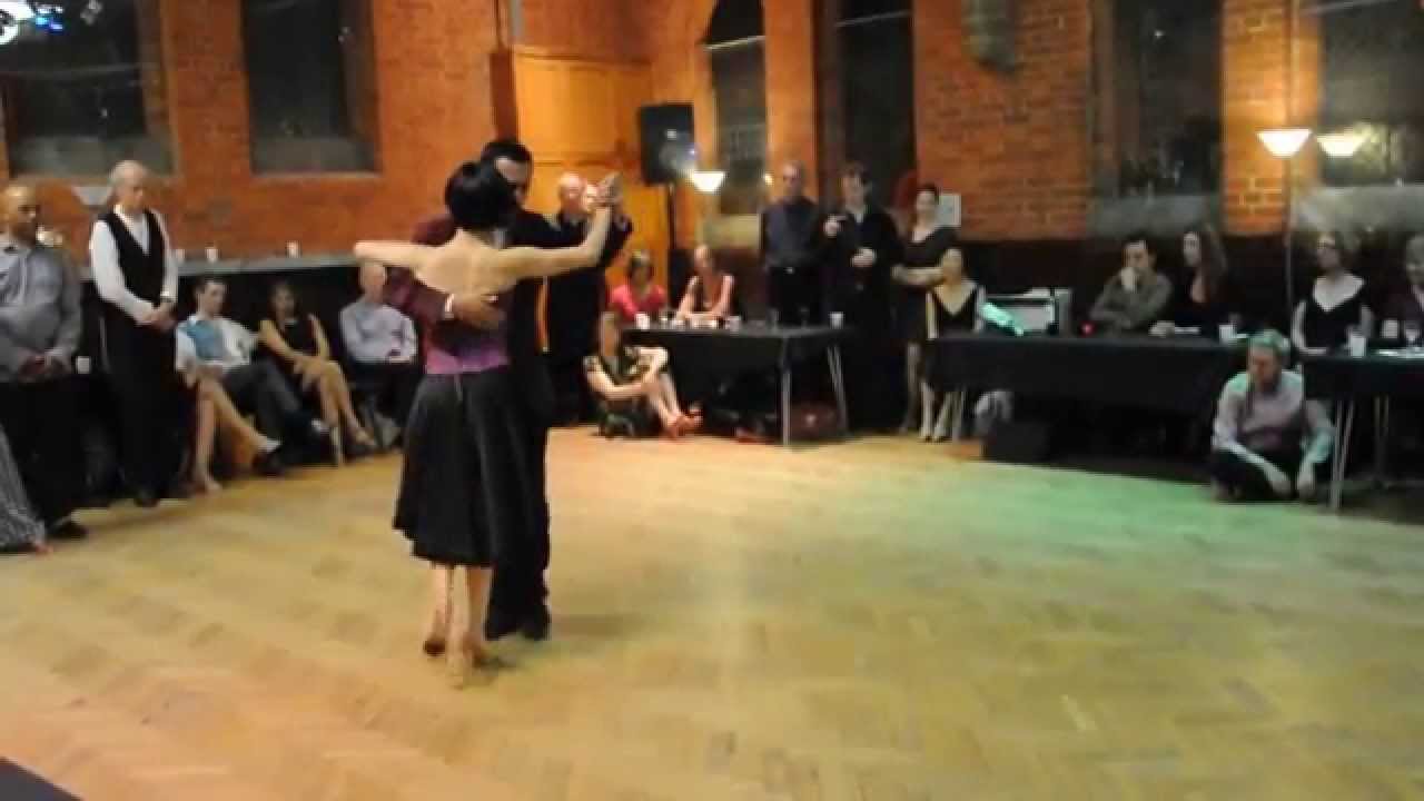 ROBERTO LEIVA & MARICEL GOMEZ - Performance at Reading Tango Club April 2015