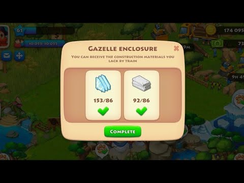 Township Opening Gazelle Zoo Enclosure | Township gameplay Level 61