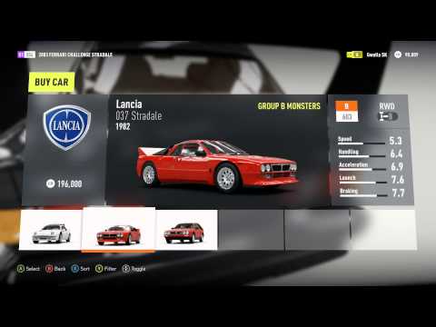 Forza horizon 2 - Group b monsters