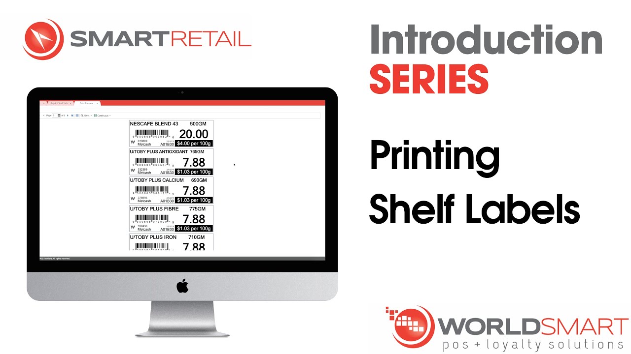 Introduction into Shelf Labels