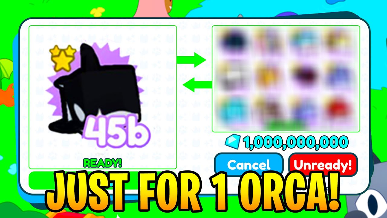 Watch video What People Offer For a ORCA In Pet Simulator X Now What People Offer For a ORCA In Pet Simulator X