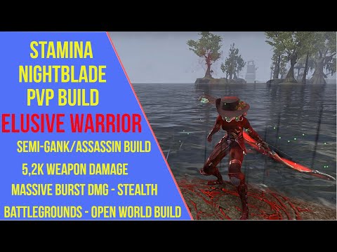 ESO Stamina Nightblade PVP Build - Elusive Warrior - High Isle