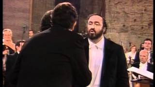 &quot;O Sole Mio&quot; Pavarotti, Carreras, Domingo - Rome 1990 - DVD quality