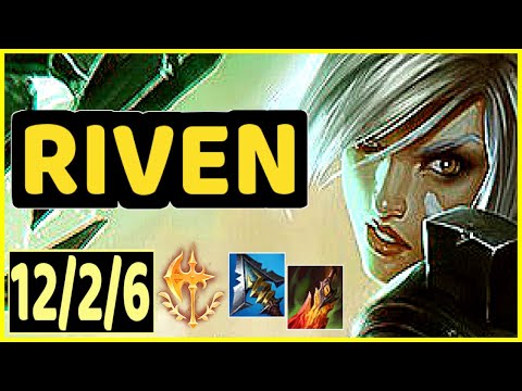 RIVEN VS CORKI - 12/2/6 KDA MID GAMEPLAY CHALLENGER I