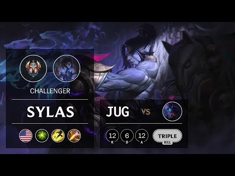 Sylas Jungle vs Rek'Sai - NA Challenger Patch 9.12