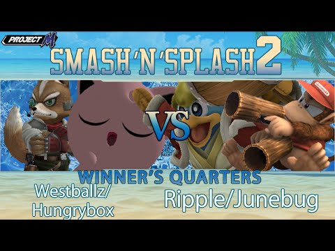 Westballz/Hungrybox vs. Ripple/Junebug - Smash'N'Splash 2 Doubles Winner's Quarters
