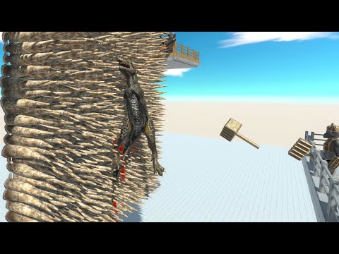 Press against the needle wall  － Animal Revolt Battle Simulator