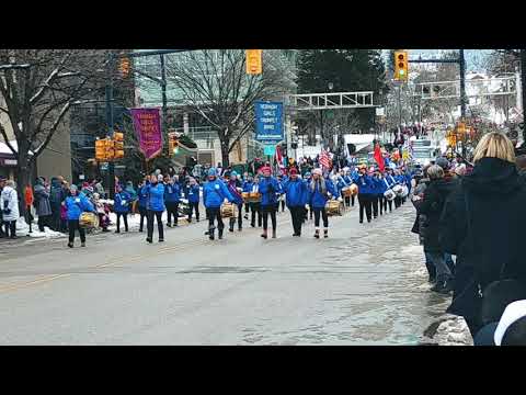 Vernon Girls Trumpet Band ~ Vernon Winter Carnival Parade ~ February 8, 2020