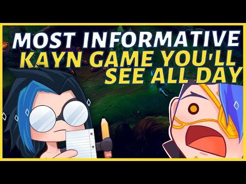 The Most Informative Kayn Game Out There! (Pathing + Ganking) Challenger Kayn - League of Legends