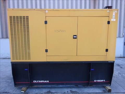 Used- Caterpillar / Olympian 150 kW standby diesel generator set - stock # 47329001
