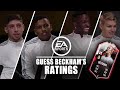 ? Ødegaard, Rodrygo, Vini & Valverde guess Beckham's FIFA 21 stats!