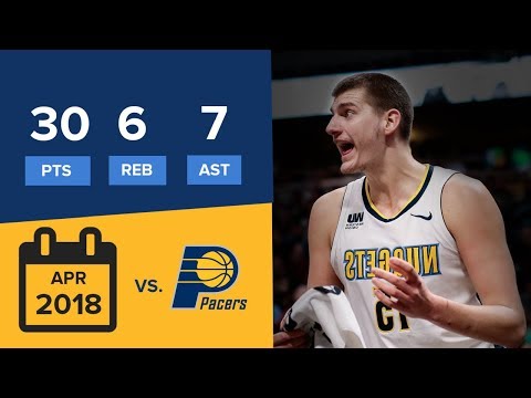 (03.04.2018) Nikola Jokic´s 30 pts, 6 reb, 7 ast vs. Indiana Pacers (Highlights)