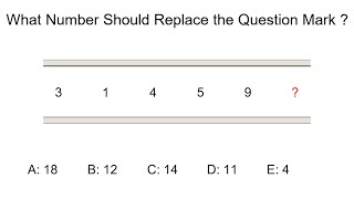 Number Pattern | Can you find what number the question mark is?