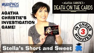 Agatha Christie's Death on the Cards Card Game - Stella's Short and Sweet