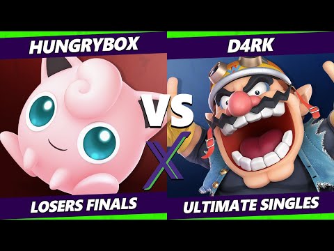 S@X 369 Online Losers Finals - Hungrybox (Jigglypuff) Vs. D4rk (Wario, Wii Fit Trainer) - SSBU
