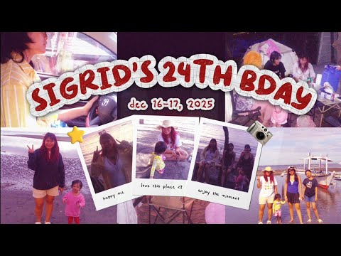 Celebrating Sigrid's 24th Birthday at Villa Aurea Beach Resort, Calatagan, Batangas