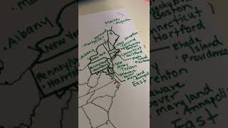 Northeast Region Map Labeling
