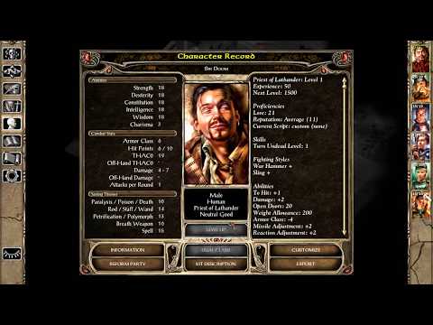 Baldur's Gate EE LOB SCS SOLO Complete Run Part 1