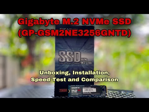 Gigabyte GP-GSM2NE8256GNTD 256 GB, SSD sąsaja M.2 NVME, Rašymo greitis 800 MB/s, Skaitymo greitis 1200 MB/s