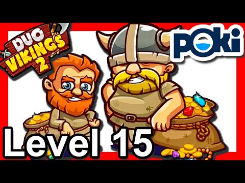 Duo Vikings 2 Level 15 [GAMEPLAY] poki.com