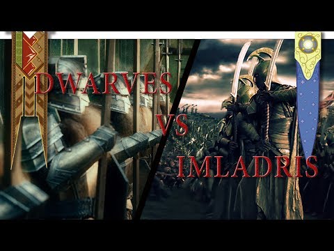BFME: Edain Mod 4.4.1 Dwarves Vs Imladris (imladris OP)