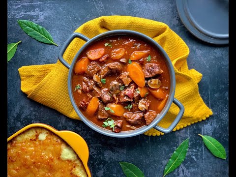 Beef Bourguignon with Dauphinoise Potatoes