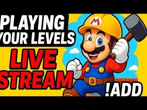 🎮 Super Mario Maker 2 Viewer Levels LIVE! !add 🍄⭐ (Portrait)
