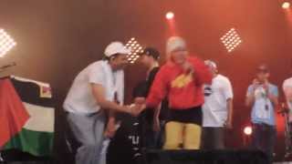 Keny Arkana - 5eme Soleil + La Rage & salutations des artistes [SOLIDAYS 2013]