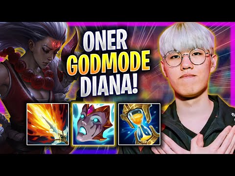 ONER LITERALLY GOD MODE WITH DIANA! - T1 Oner Plays Diana JUNGLE vs Wukong! | Season 2024