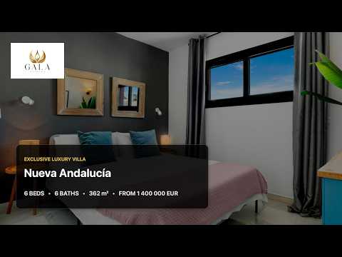 Step Inside This Stunning 6-Bed Luxury Villa in Nueva Andalucía - Video