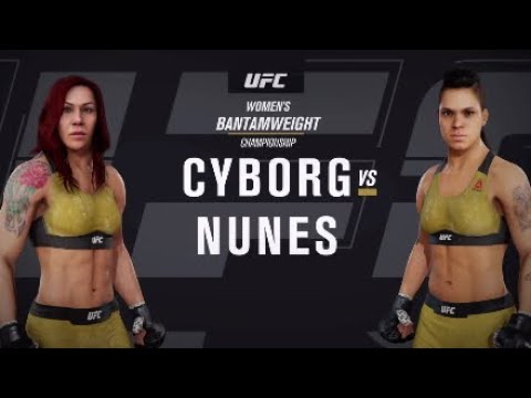UFC 232: Cris Cyborg vs. Amanda Nunes | EA Sports UFC 3 Simulation