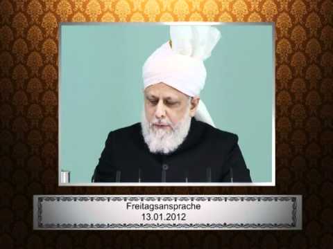 Aussagen: Freitagsansprache vom 13. Januar 2012 - Urdu
