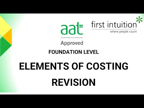 AAT Foundation Level Elements of Costing Revision Class - Task 2