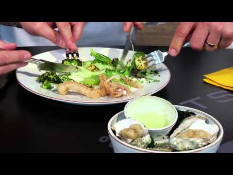 Leo Frodell presenterar sin rätt. Årets Kock 2014: Semifinal #1 - Linköping